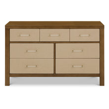 M24816NLPSEW,Namesake,Eloise 7-Drawer Assembled Dresser in Natural Walnut & Performance Sand Eco-Weave