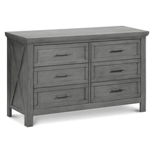 B14516WC,Emory Farmhouse 6-Drawer Dresser in Weathered Charcoal
