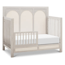 M24801WDFPEW,Namesake,Eloise 4-in-1 Convertible Crib in White Driftwood and Performance Pearl Eco-Weave