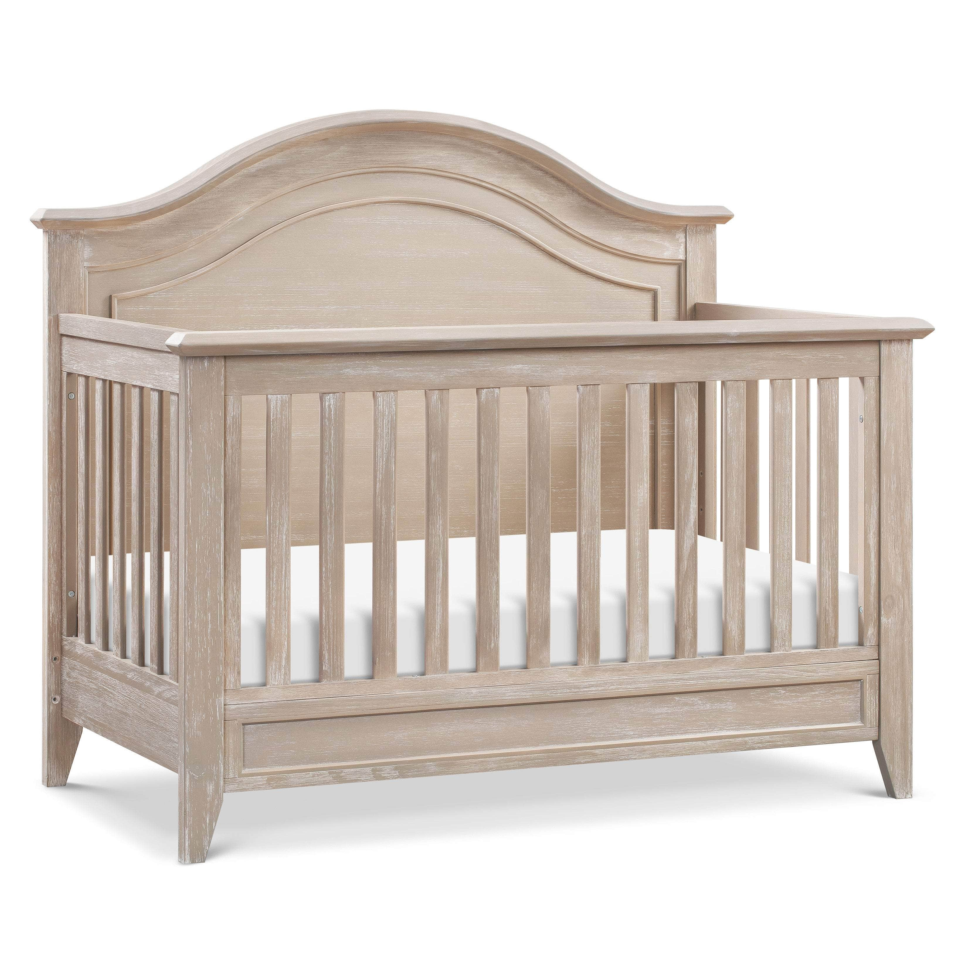 Rustic white cheap baby crib