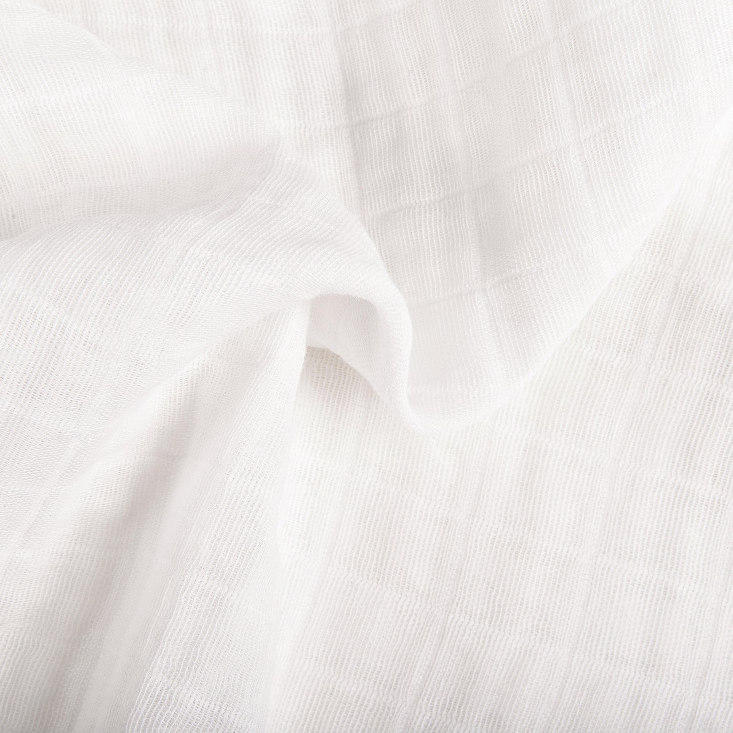 T29435,Plain White Muslin Crib Sheet in GOTS Certified Organic Cotton