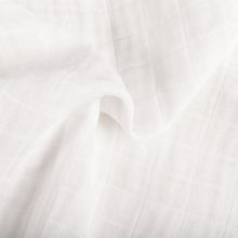 T29435,Plain White Muslin Crib Sheet in GOTS Certified Organic Cotton