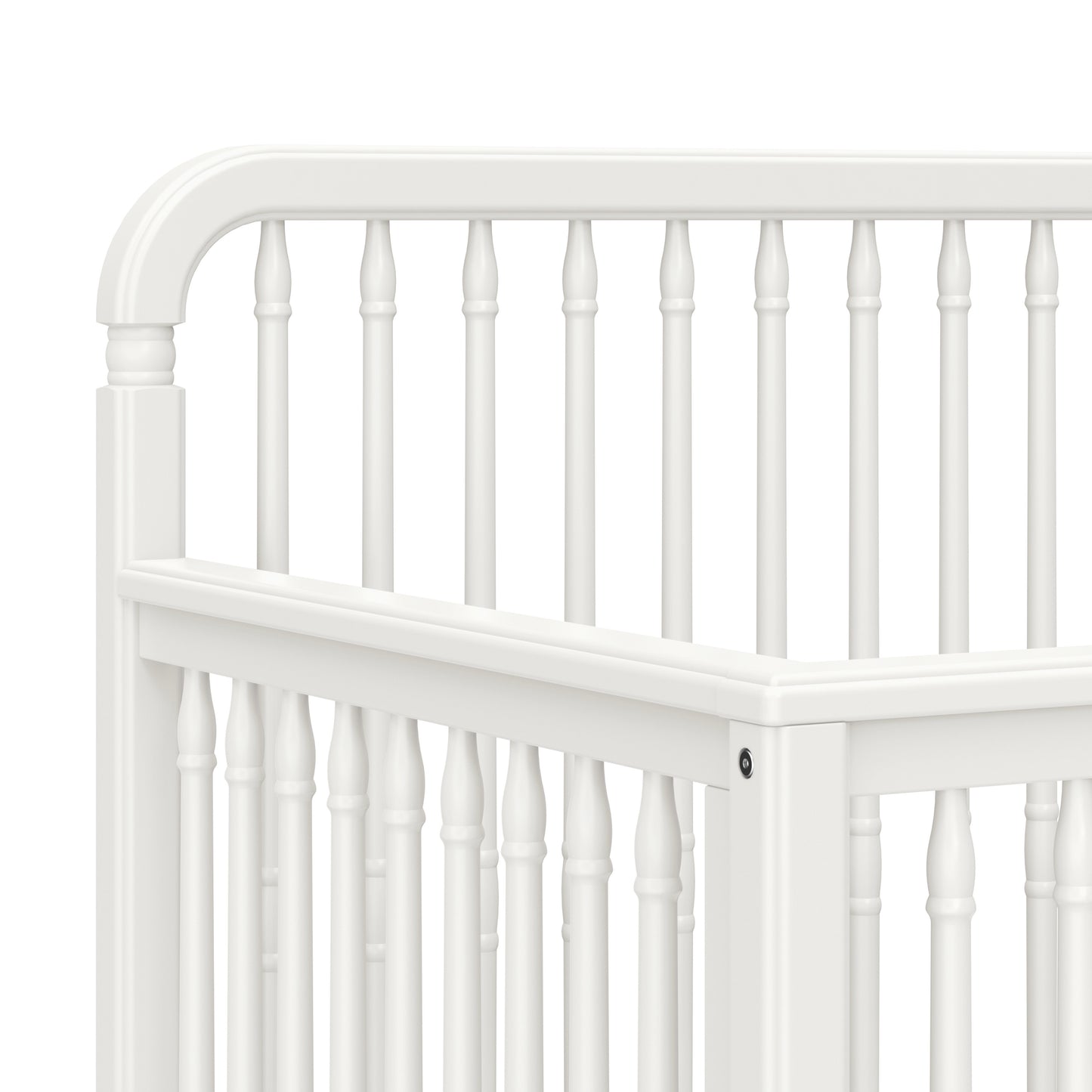 M7141RW,Namesake,Liberty 4-in-1 Convertible Spindle Crib in Warm White