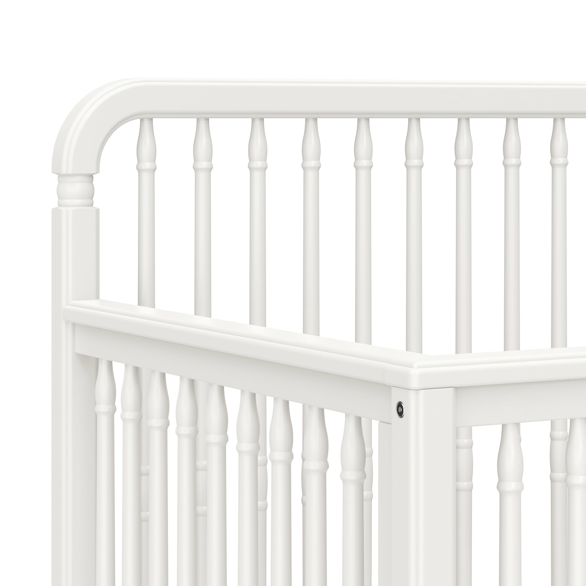 M7141RW,Namesake,Liberty 4-in-1 Convertible Spindle Crib in Warm White