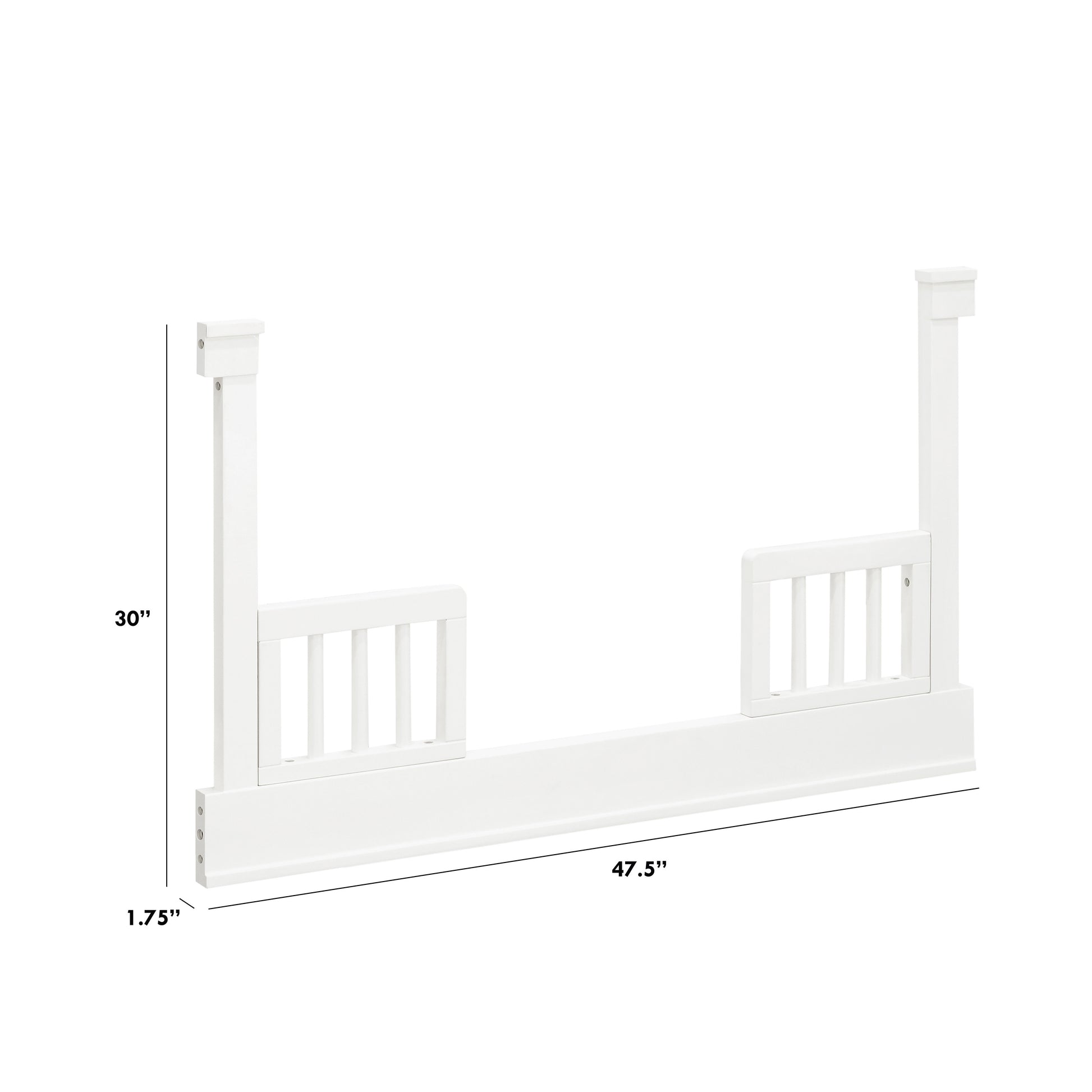 M14399RW,The MDB Family,Toddler Bed Conversion Kit in Warm White