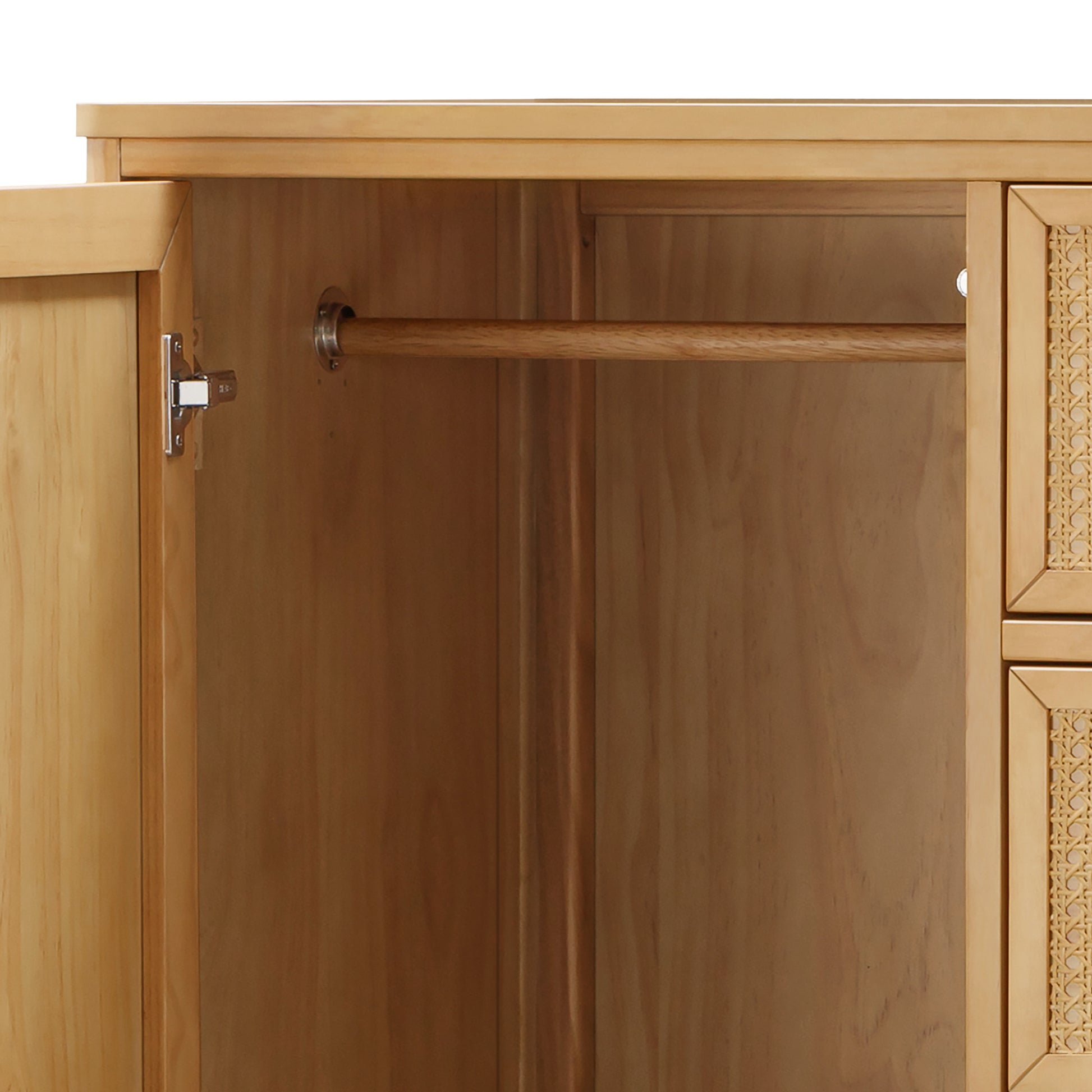 M23727HYHC,Namesake,Marin Chifforobe  Assembled in Honey and Honey Cane