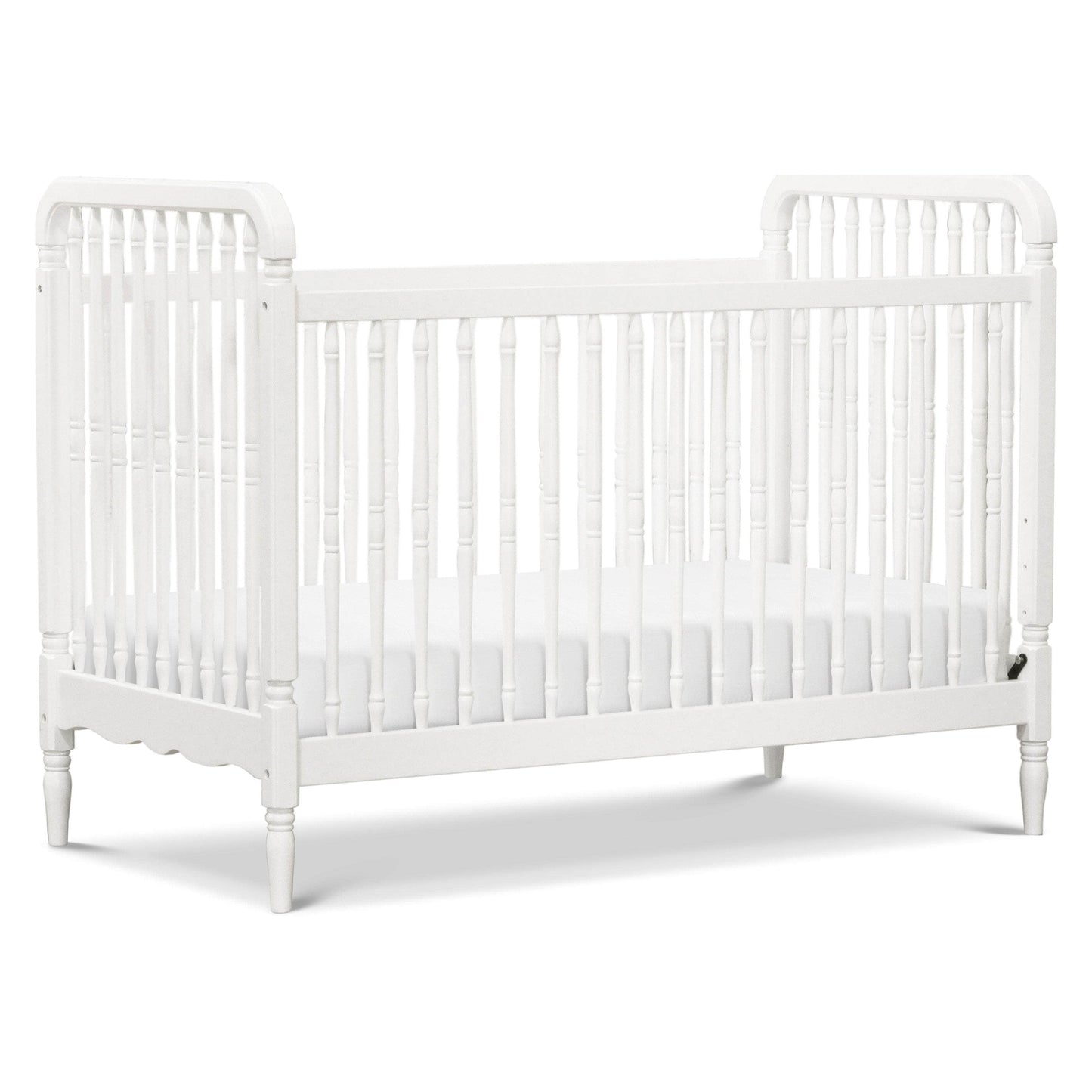 M7101RW,Liberty 3-in-1 Convertible Spindle Crib w/Toddler Bed Conversion Kit in Warm White