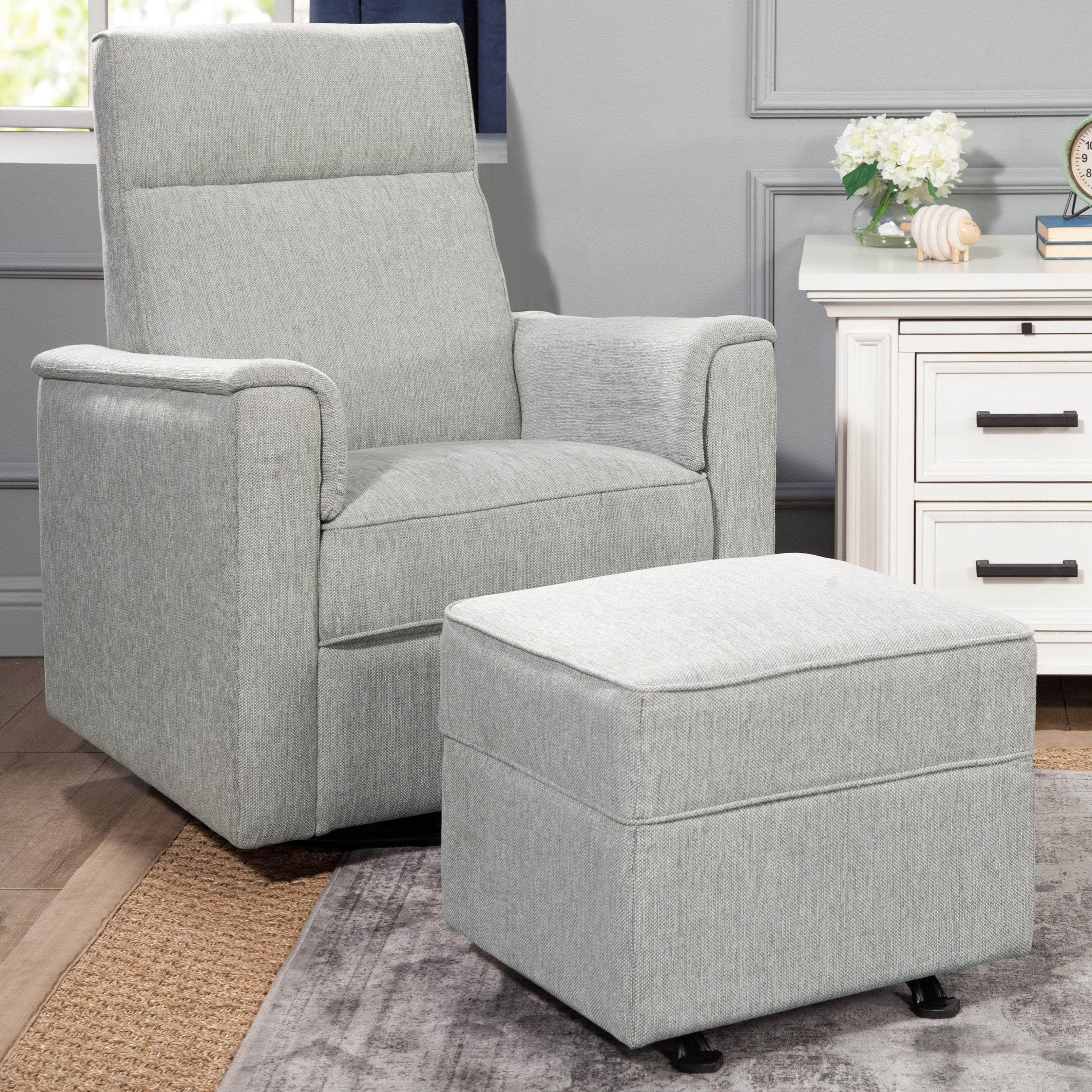 Million dollar baby alden swivel glider 2025 in feather grey