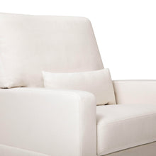 M21787PCMEW,Crawford Pillowback Comfort Swivel Glider in Performance Cream Eco-Weave