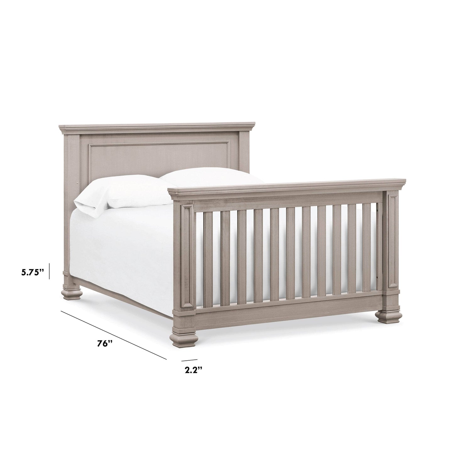 M7689MST,Full Size Bed Conversion Kit in Moonstone