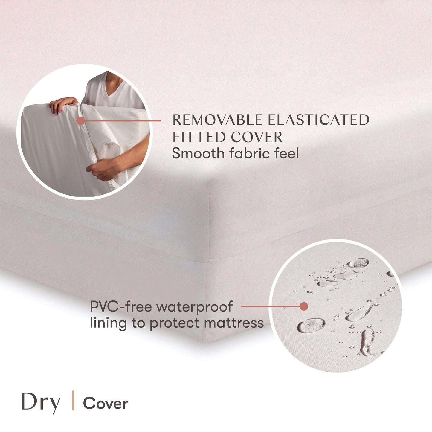 M5322BB,Pure Core Non-Toxic Crib Mattress w/Dry Waterproof Cover