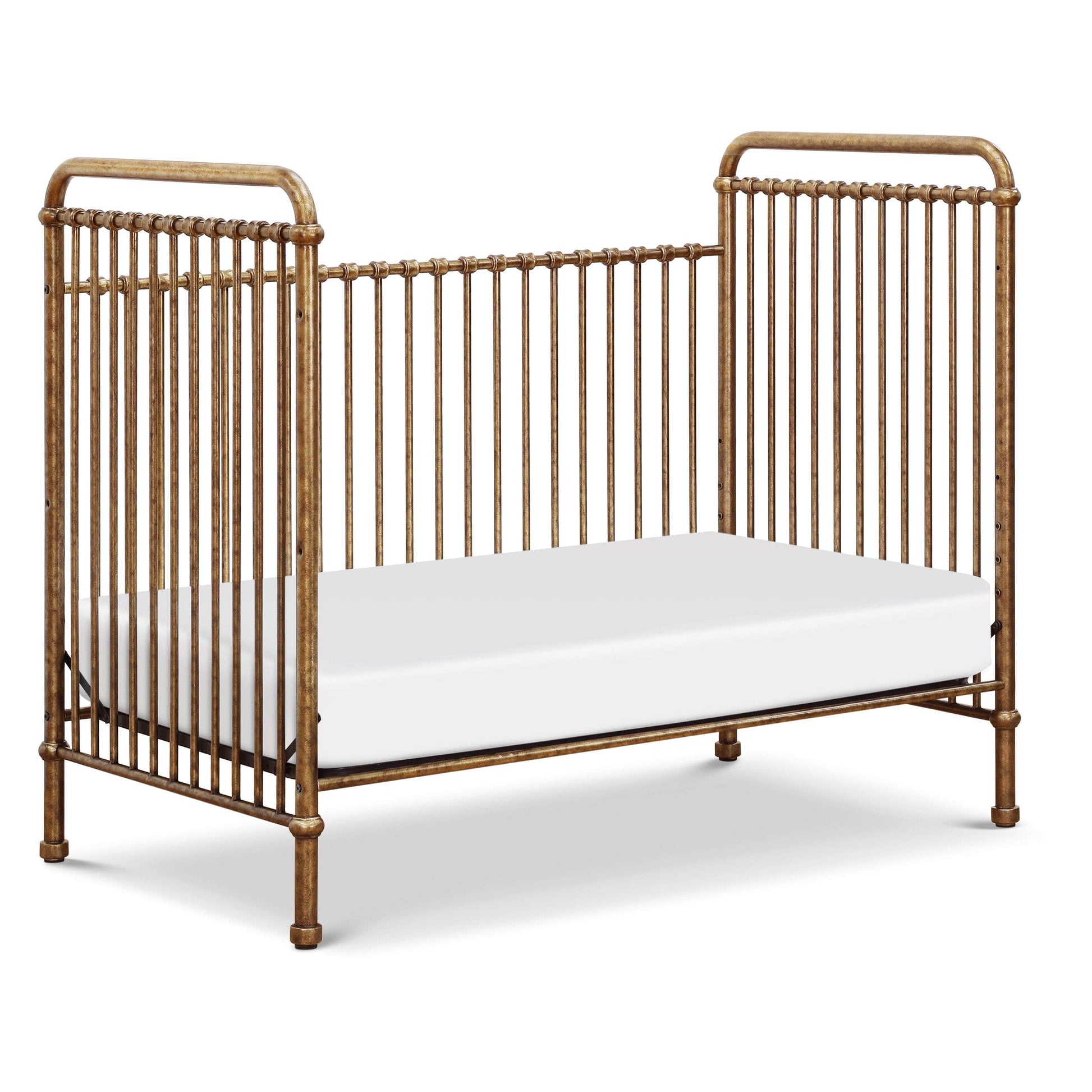 M15501VG,Abigail 3-in-1 Convertible Crib in Vintage Gold