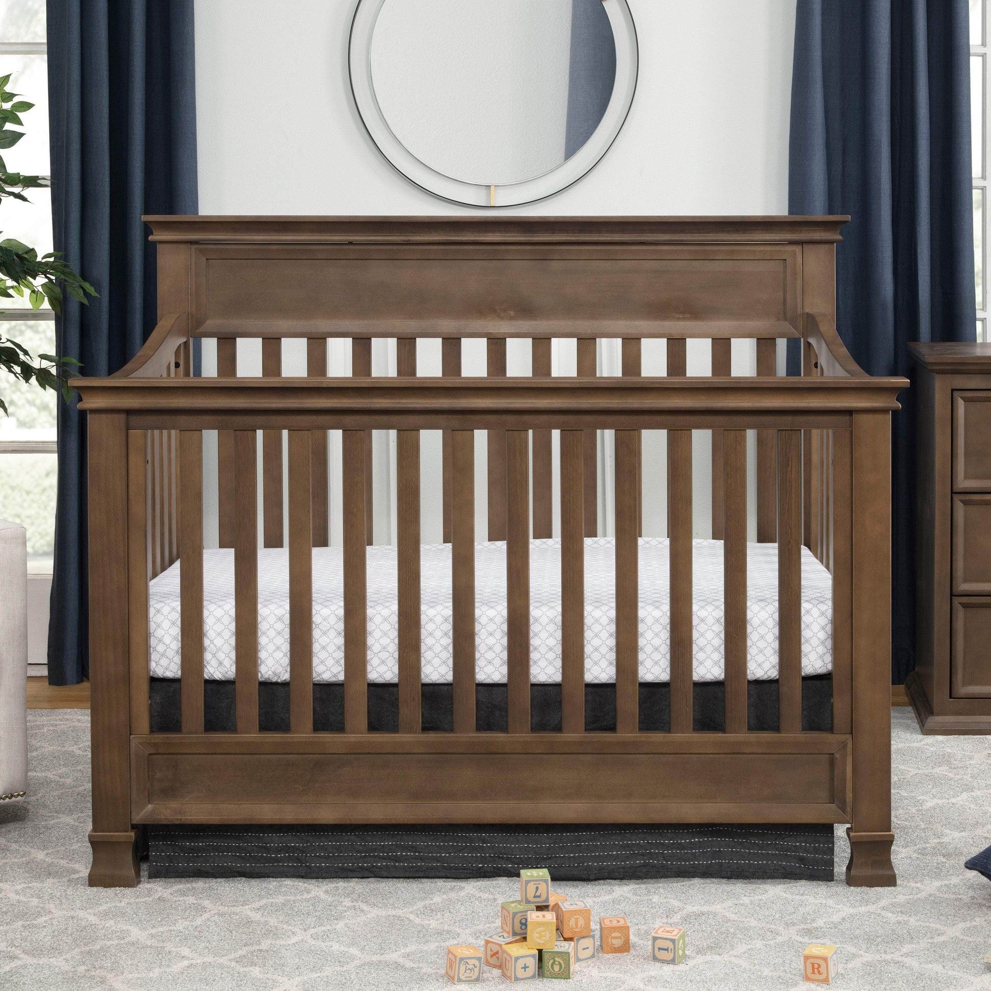 M3901MO,Foothill 4-in-1 Convertible Crib in Mocha