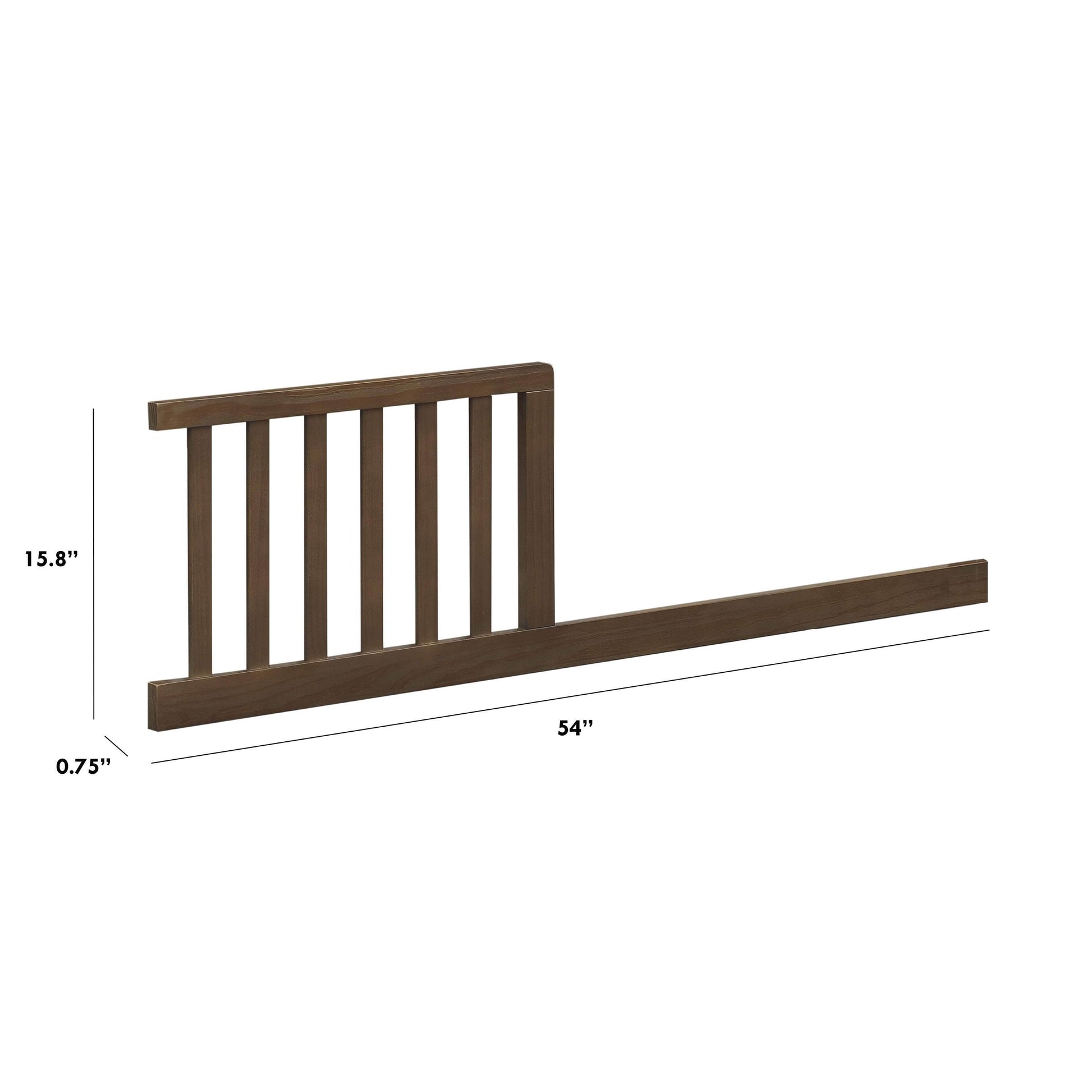 M3499MO,Toddler Bed Conversion Kit for Louis in Mocha