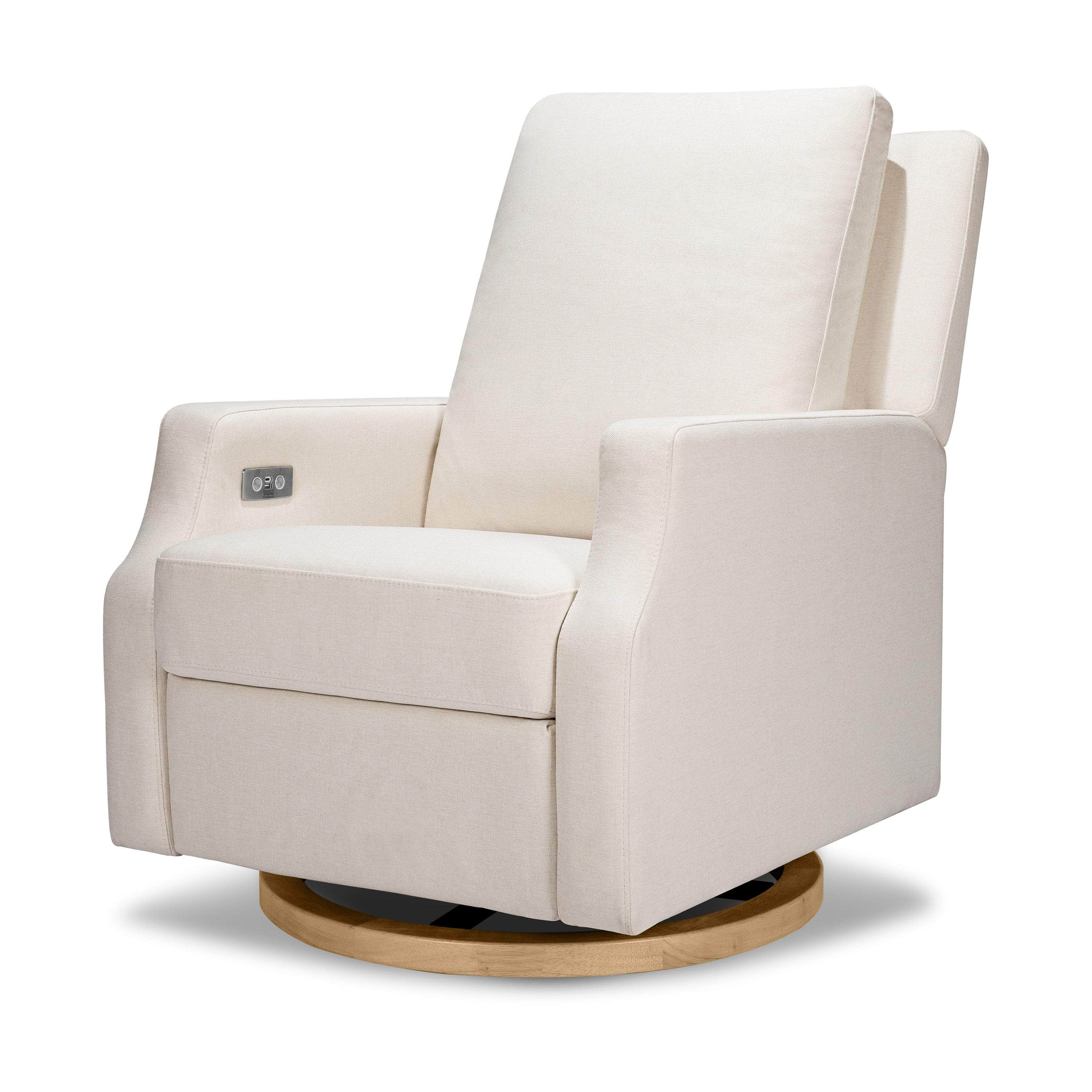 How does a discount swivel glider chair work