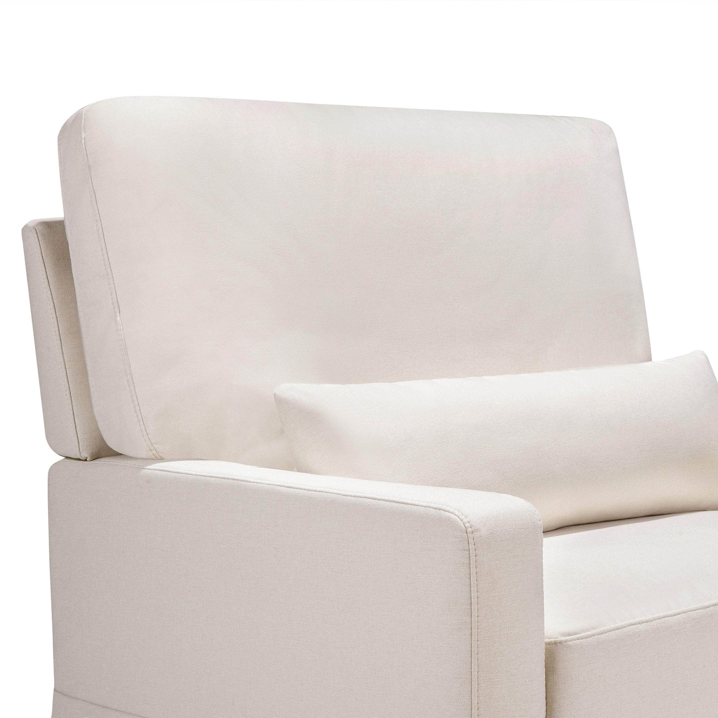 M21797PCMEW,Crawford Chair and a Half Pillowback Swivel Glider in Performance Cream Eco Weave