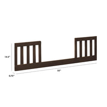 M14599BS,Toddler Bed Conversion Kit for Rhodes in Brownstone